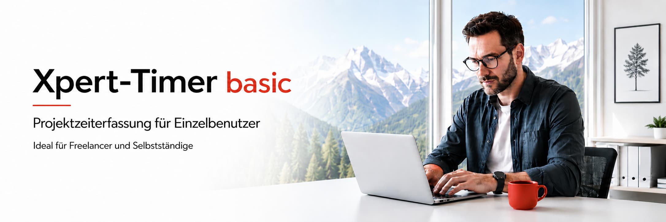Xpert-Timer Basic - Einfache Zeiterfassungssoftware für Freelancer